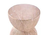 Miza za shranjevanje OCCHITO 36 cm 36 cm Bež marmor_1192844