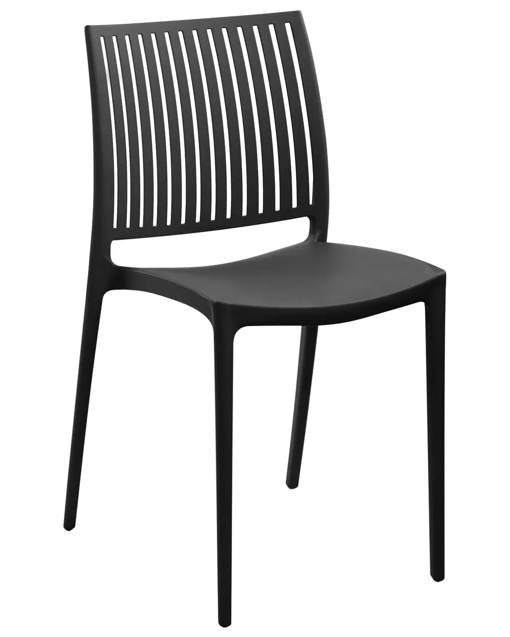 Gartenstuhl 4er Set ILLUMANI Schwarz_1077487