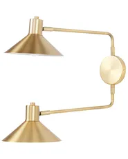 Wandlampe KADASSA verstellbar Metall Gold_884284
