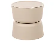 Set van 2 bijzettafels ATACAMA 32/40 cm 32/40 cm Bruin Beige_1172086