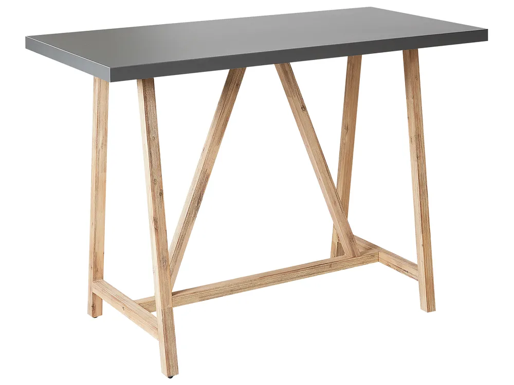 Garten Bartisch TALAMONE 140 cm 70 cm Grau