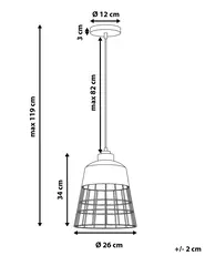 Pendant Lamp MONTE Metal Copper_673859