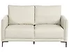 Sofa 2-Sitzer CILENS Stoff Hellbeige
