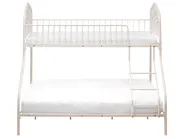 Bunk Bed Metal CHAMONIX 90/140 x 200 cm Beige_1115583