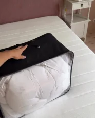 Polyester Mattress Topper MULHACEN 140 x 200 cm (EU Double)_1030894