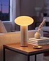 Kabellose LED Tischlampe BUAYAN mit Dimmer Metall Gold