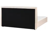 Waterbed Boucle LAVAUR 160 x 200 cm (EU King Size) Beige_985888