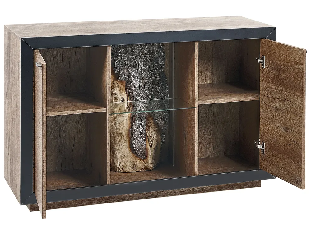 Schrank MARANA Braun / Schwarz_850289
