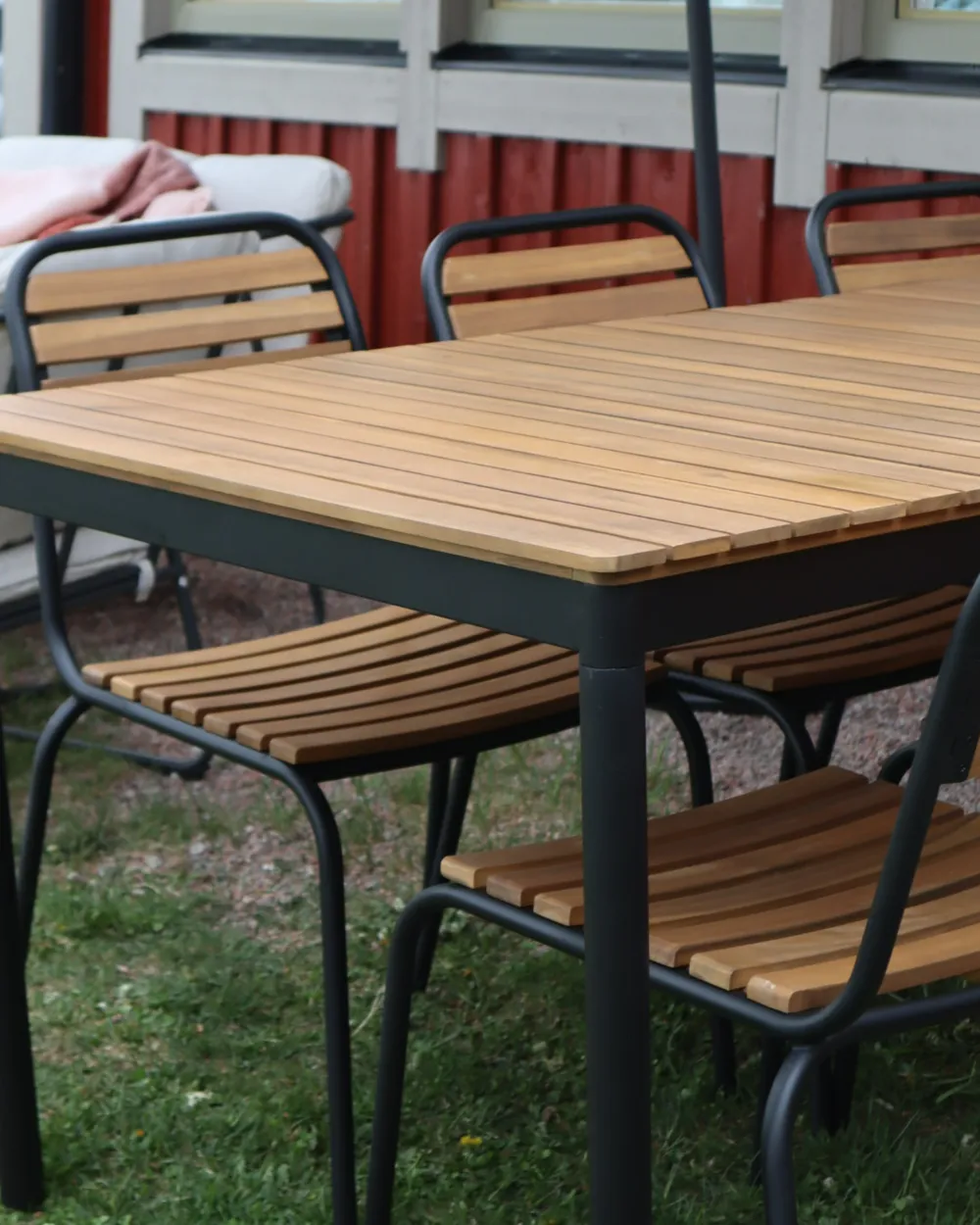 Gartenstuhl 6er Set VALLESE Akazienholz Braun_989106