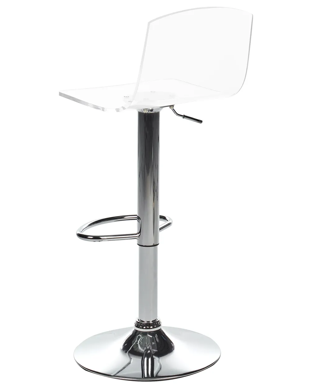 Set mit 2 Barstühlen IMOLA drehbar Transparent_915130