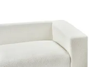 Sofa 3-Sitzer NIVALA Bouclé Cremeweiß_946986