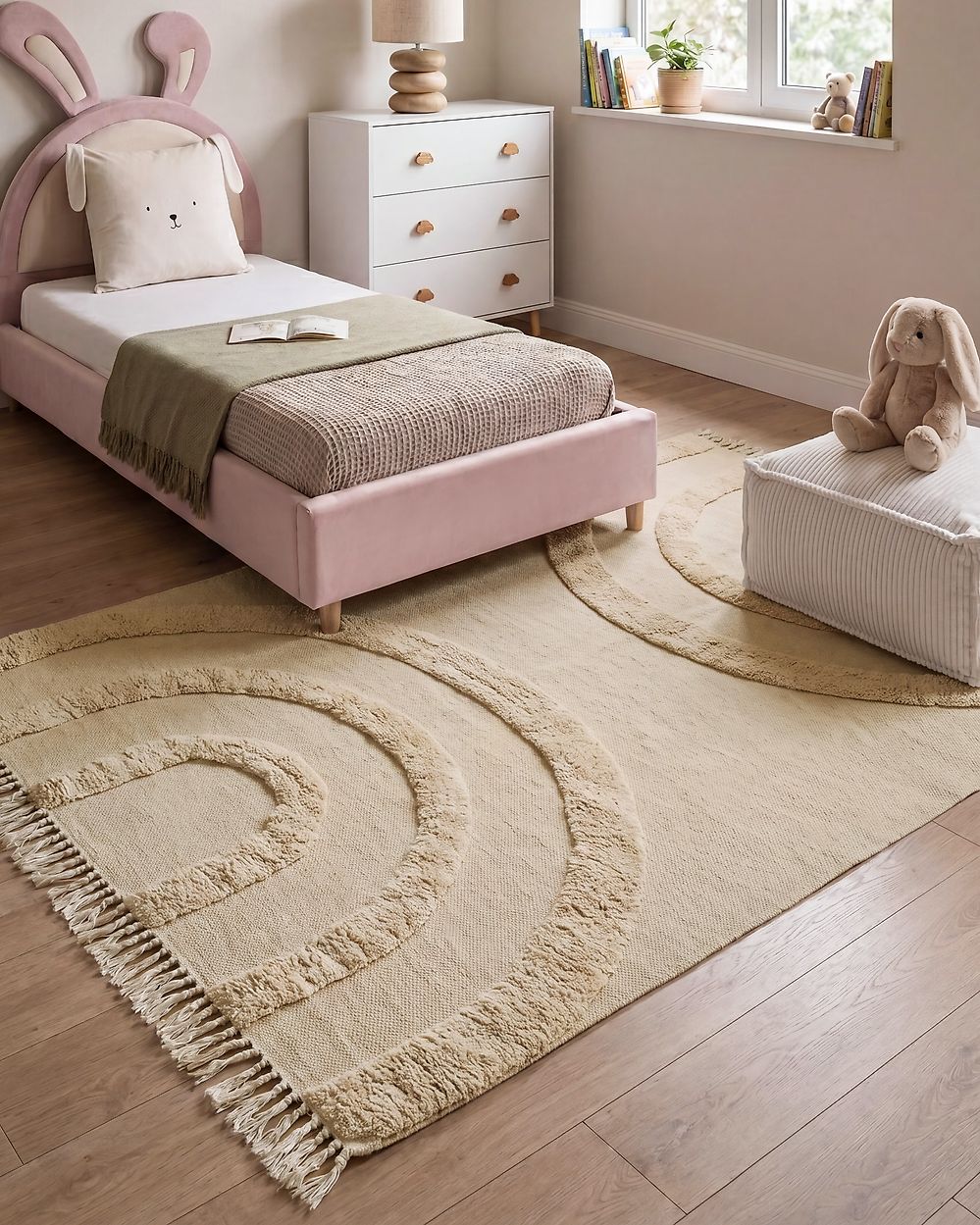 Rug NAKO  Beige 160 x 230 cm Cotton