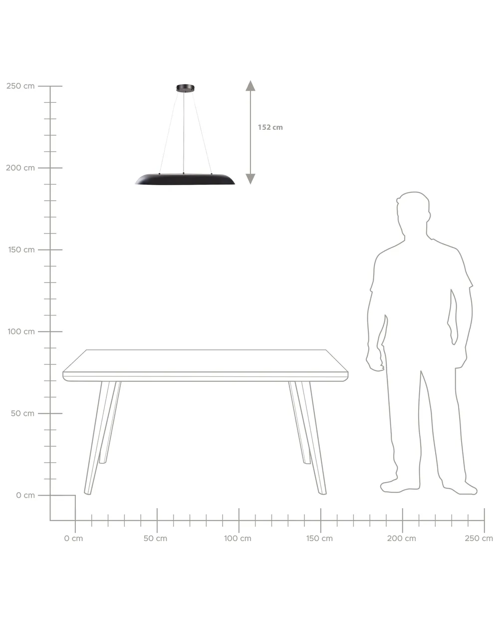 LED Pendant Lamp SURKO Metal Black_919192