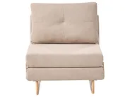 1-Sitzer Schlafsofa JERSLEV Stoff Hellbraun_1009903