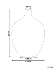 Blumenvase ROTI 39 cm Glas Türkis_823681