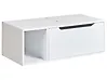 Wandmontierter Waschbeckenunterschrank CASCAVEL 80 cm Weiß