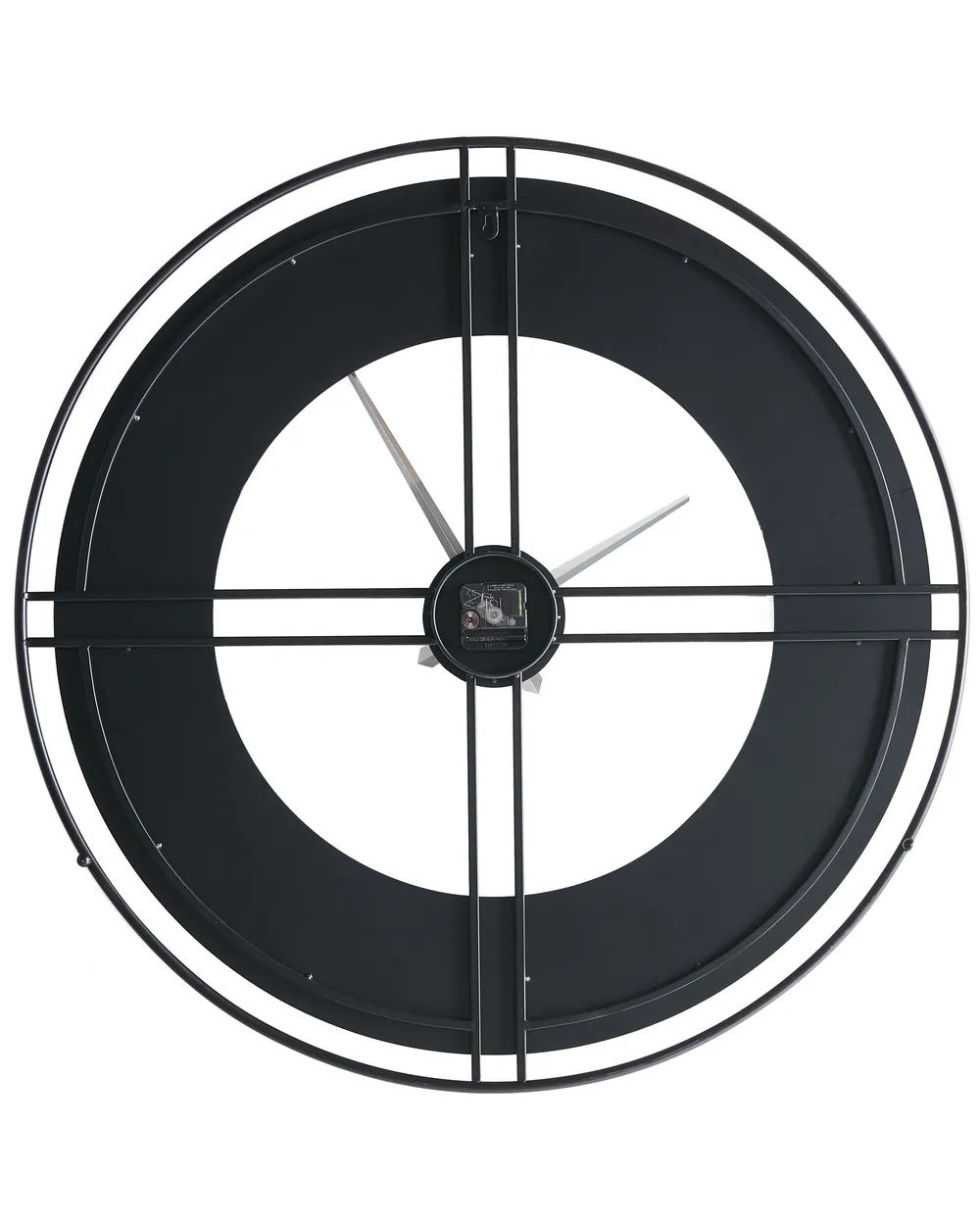 Wanduhr PERIGNY 80 cm Metall Schwarz_1019698