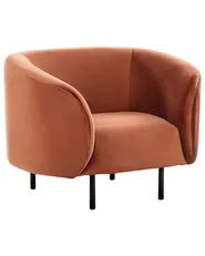 Sessel LOEN Samtstoff Orange_919715