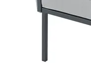 Lounge Set mit Tisch 5-Sitzer SKALA Metall Dunkelgrau_934693