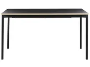 Ausziehbarer Esstisch AVIS Schwarz 140/190 cm 90 cm_792992