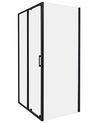 Duschkabine YORO 80 x 100 x 185 cm Schwarz