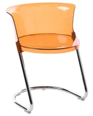 Set of 2 Dining Chairs OSHKOSH Orange_1107620