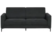 Sofa 3 Seater FENES Fabric Black_897881