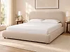 Bett mit Stauraum BLAGNAC Bouclé Beige 180 x 200 cm