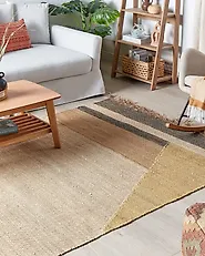 Rug SAMLAR Brown 160 x 230 cm Jute_1182421