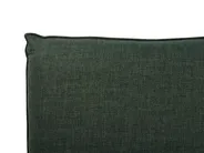 Bett mit Lattenrost Stoff VINAY 180 x 200 cm Dunkelgrün_970534