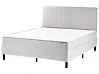Divan Bed Fabric COUNTESS 160 x 200 cm (EU King Size) Light Grey