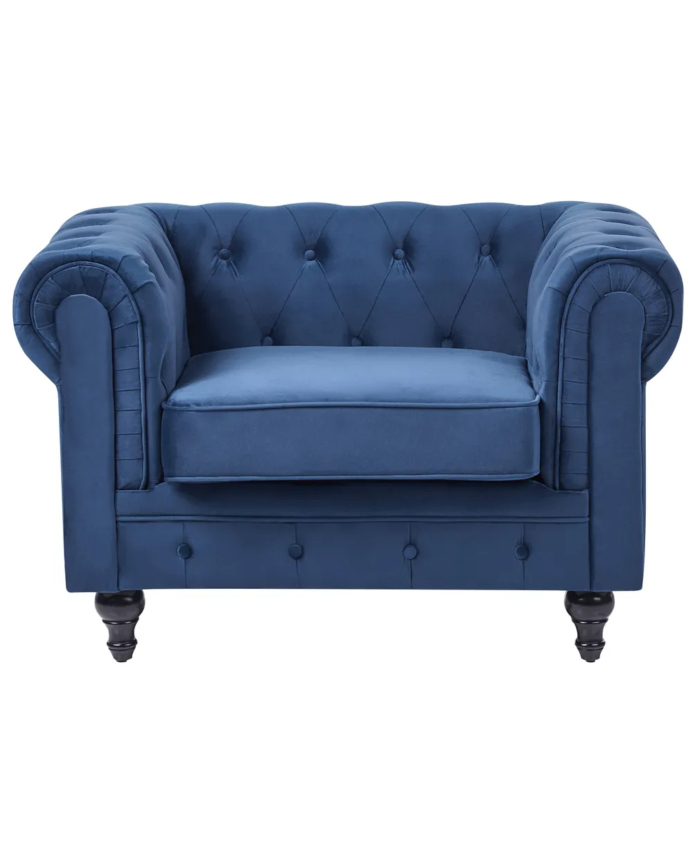 Armchair CHESTERFIELD Velvet Navy Blue_1042248