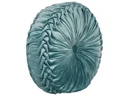 Dekokissen 2er Set UDALA 40 x 40 cm Samtstoff Blaugrün Ohne Muster_854743