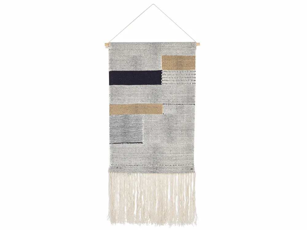 Fabric Wall Hanging HANGU Cotton 114 cm Beige_843641