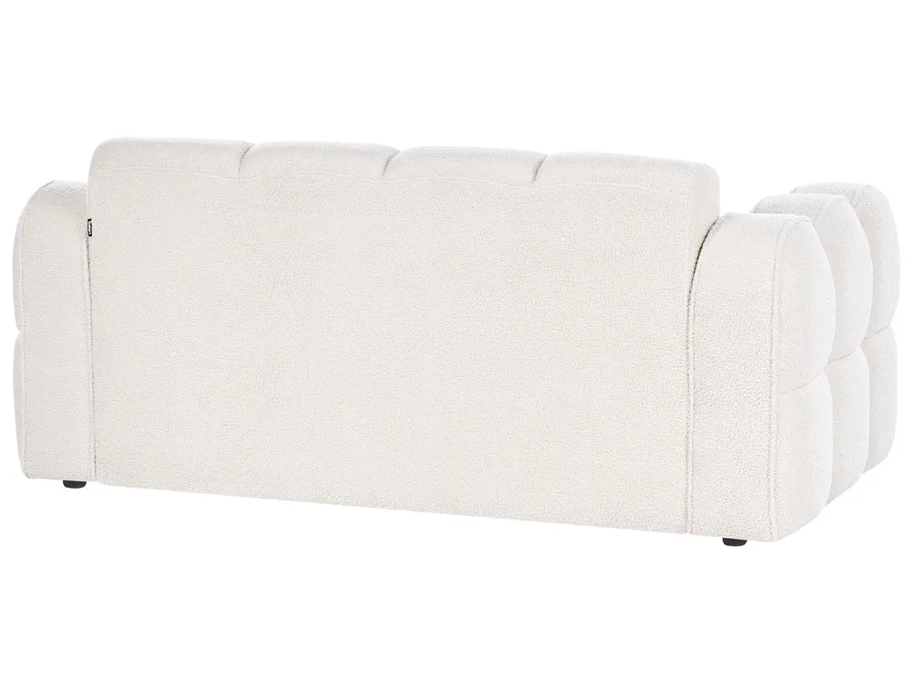 Sofa 2-Sitzer UTANA Bouclé Cremeweiß_1057366