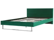 Bett mit Lattenrost Samtstoff BELLOU 180 x 200 cm Grün_777652