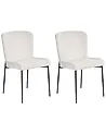 Esszimmerstuhl 2er Set ADA Cremeweiß