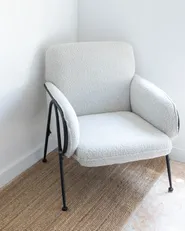 Sessel TRYSNES Stoff Hellbeige_1012530