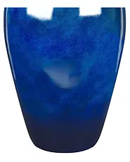 Flower Vase OCANA 37 cm Ceramic Dark Blue_847862