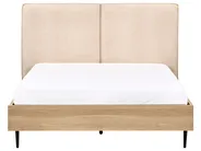 Bett mit Lattenrost Bouclé IZERNORE 140 x 200 cm Beige_971386
