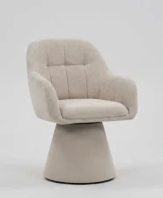 Eetkamerstoel LIVONIA Chenille Lichtbeige_1124611