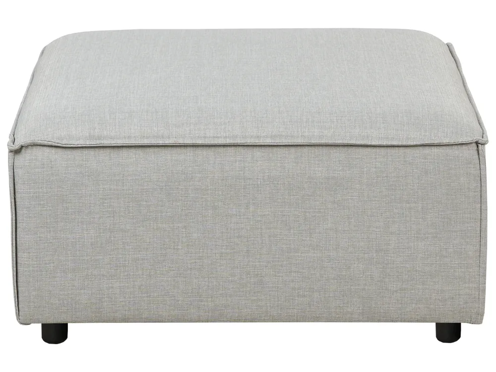 Modular Corner Sofa 2 Seater ARDAL with Ottoman Fabric Light Grey Right Hand_949576