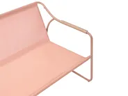 Lounge Set mit Tisch 4-Sitzer CALASCIO Metall Hellbeige_1071421