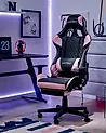 Gaming Stuhl VICTORY Kunstleder Rosa