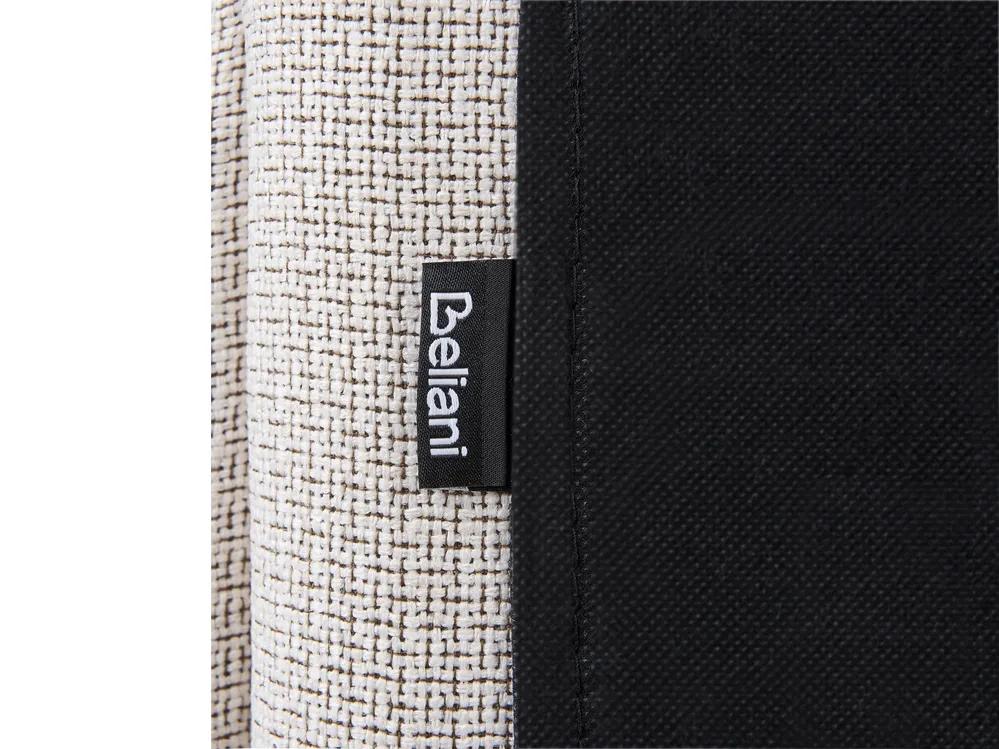 Bett mit Stauraum BAJONNA Stoff Beige 180 x 200 cm_970690