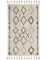 Teppich CORUM Beige 160 x 230 cm Baumwolle