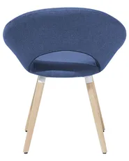 Esszimmerstuhl 2er Set ROSLYN Marineblau_696319