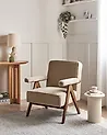 Sessel EVJE Bouclé Beige