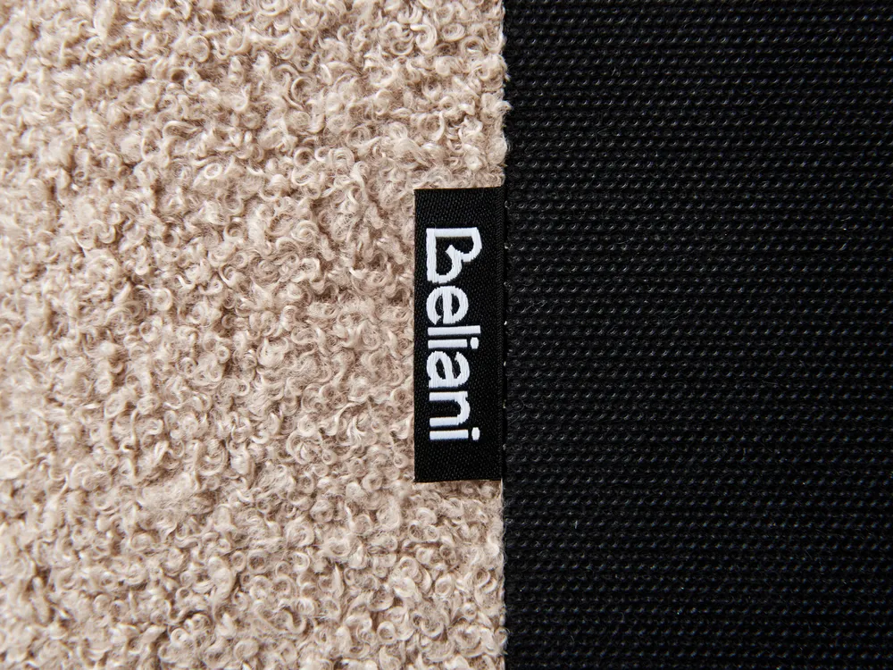 Wasserbett Bouclé LAVAUR 160 x 200 cm Taupe_985822