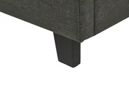 Bed Fabric LA ROCHELLE 180 x 200 cm (EU Super King) Dark Grey_904633